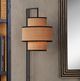 Currey & Company Marabout Blacksmith/Natural Floor Lamp-5
