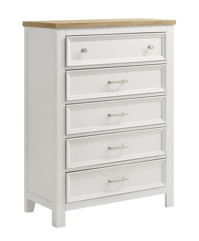 Crown Mark Aston White Chest-0