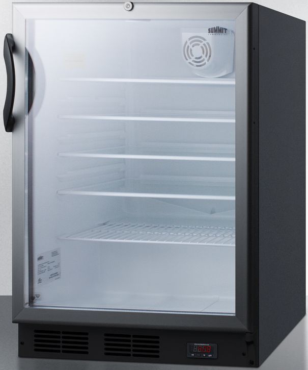 Summit® Commercial Series 5.5 Cu. Ft. Stainless Steel Beverage Center-1
