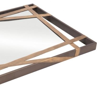 Zuo® Modern Tolix Antique Gold/Black Mirror-3