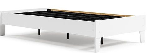 Signature Design by Ashley® Flannia White Twin Platform Bed-0