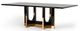VIG Furniture A&X Padua Black/Rosegold Dining Table -0