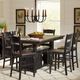 Jofran Inc. Madison County 7-Piece Vintage Black 42" Dining Set-1