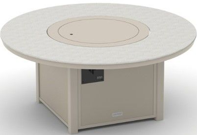 Telescope Casual 54" Round Origins Top Fire Table-0