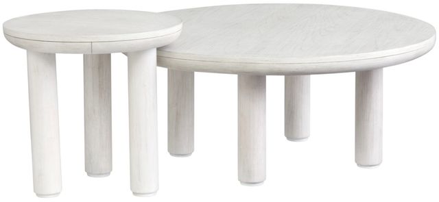 Magnussen Home® Sunset Cove Moonlight Pearl Nesting Cocktail Table-2