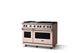 Viking® 5 Series 48" Blush Pro Style Gas (NG) Range with Polished Chrome Trim-2