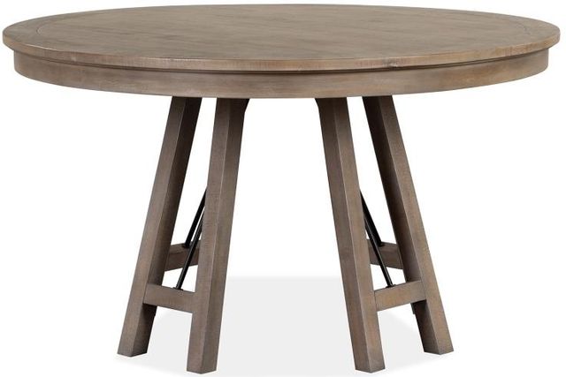 Magnussen Home® Paxton Place Dovetail Grey 52" Round Dining Table-0
