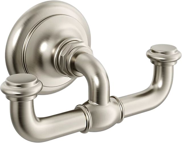 KOHLER® Artifacts® Vibrant Brushed Nickel Double Robe Hook-0