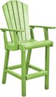 C R Plastics Generation Line Kiwi Classic Pub Arm Chair-0