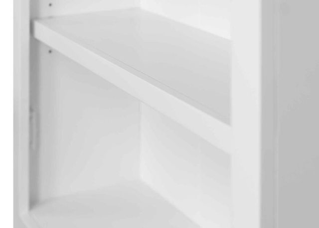 Martin Furniture Abby White Open Bookcase-3