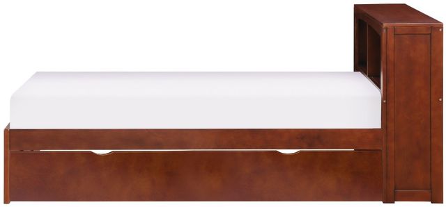 Homelegance® Rowe Dark Cherry Youth Twin Bookcase Platform Bed with Twin Trundle-2