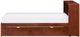 Homelegance® Rowe Dark Cherry Youth Twin Bookcase Platform Bed with Twin Trundle-2