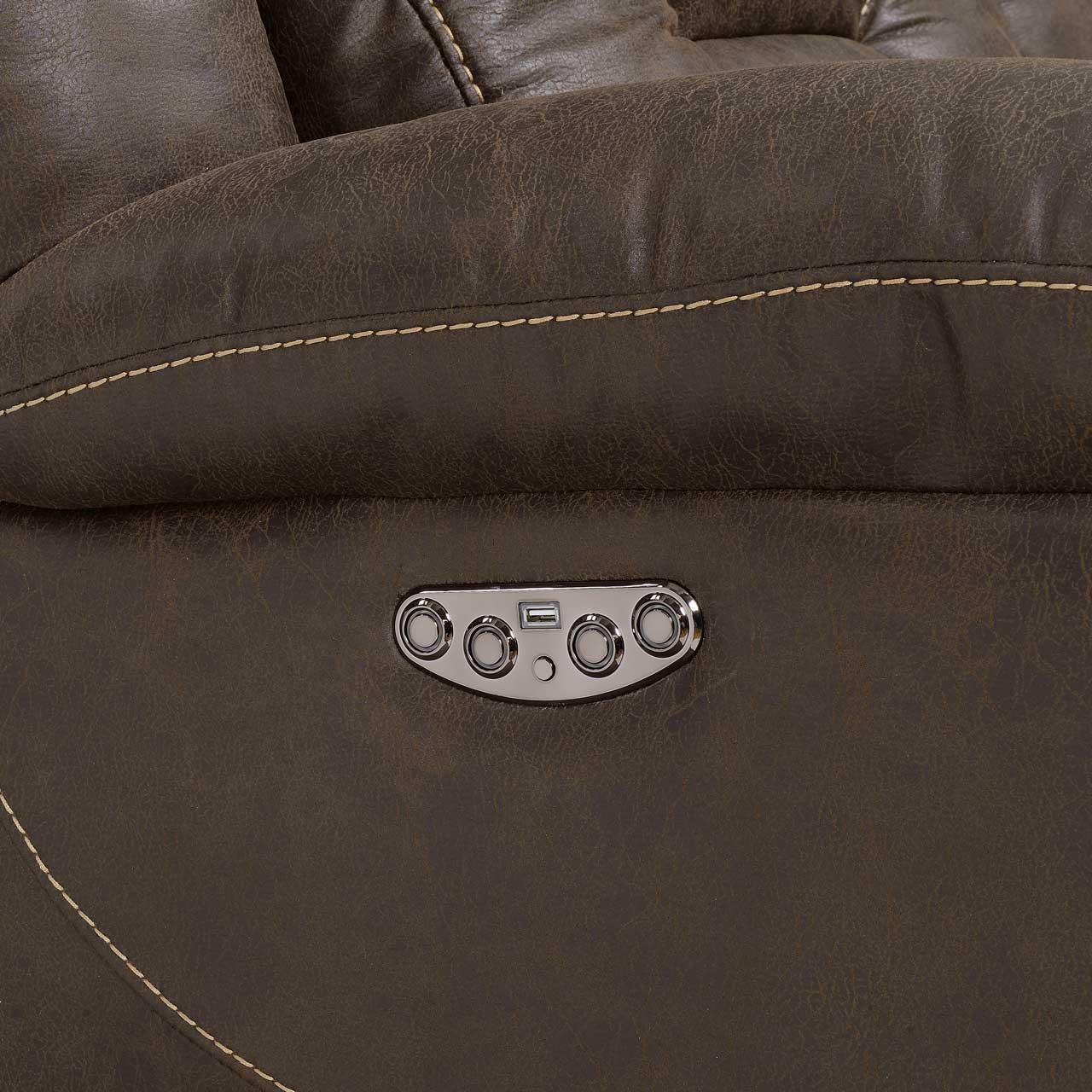 Steve Silver Aria Reclining Console Loveseat - Thumbnail 5