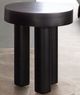 Diamond Sofa® Rune 16" Round Black End/Accent Table -0