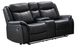 Mazin Furniture Paxton Black Reclining Loveseat-0