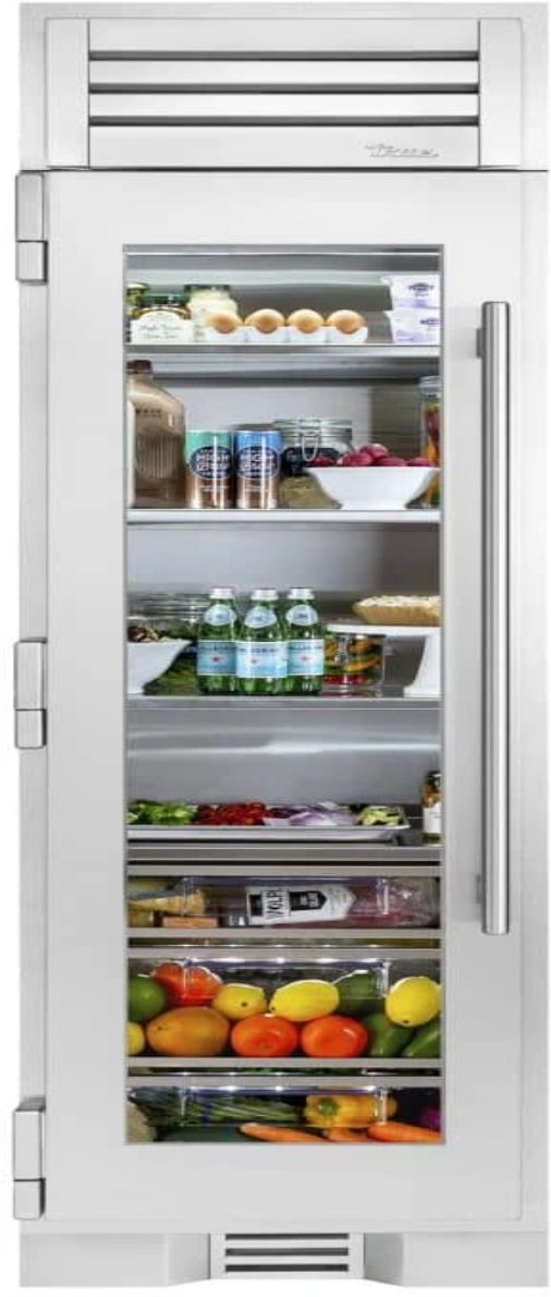 True® 24" 15.3 Cu. Ft. Stainless Steel Built-In Column Refrigerator-0
