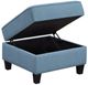 Homelegance® Garren 6-Piece Blue Sectional Modular with Storage and Ottoman-4