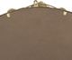 A & B Home Gold Round Wall Mirror with Golden Leaf Accents-2