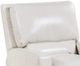 USA Premium Leather Furniture 6350 Pebble Bone Power Recliner-2