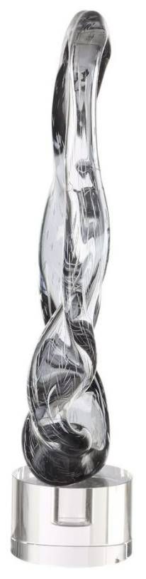 Uttermost® Luminous Twist Smoked Glass Sculpture-4