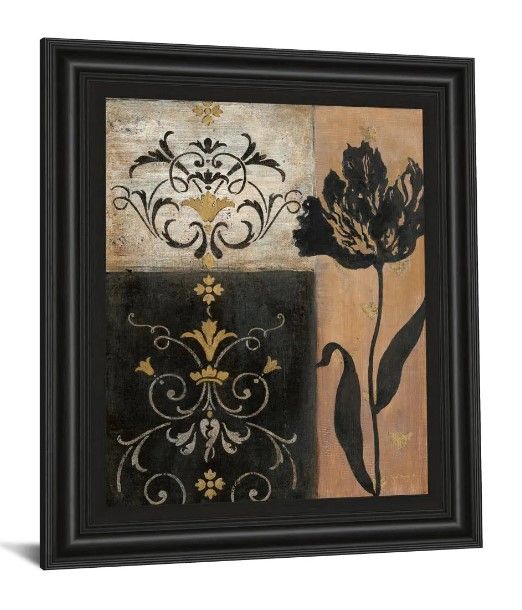 Classy Art Tulip Silhouette by Tava Studio Wall Art-1