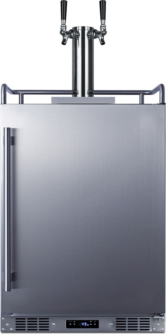 Summit® 24" Stainless Steel Outdoor Kegerator -0