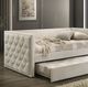 Furniture of America® Renzi Beige Twin Daybed with Trundle-2