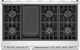 Thor Kitchen® X Series 48" Stainless Steel Freestanding Pro Style Dual Fuel LP Gas Range-5