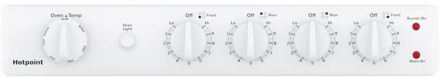 Hotpoint® 24" White Free Standing Electric Range-1