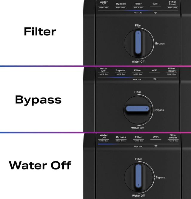 GE Profile™ Black Smart Water Valve with Integrated Filtration-6