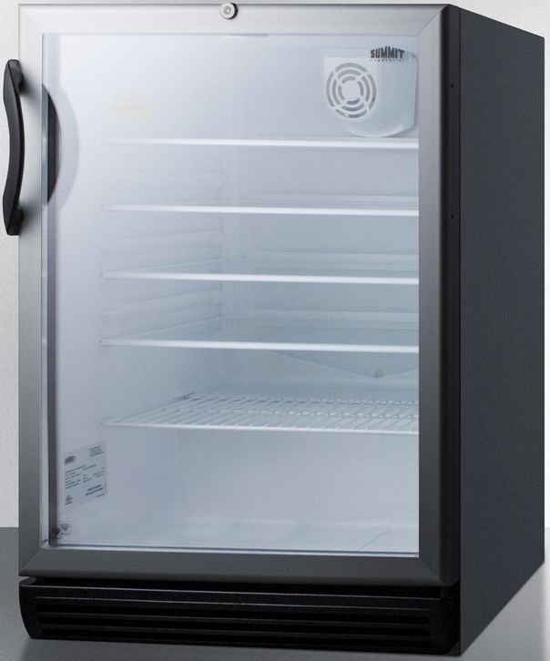 Summit® Commercial Series 5.5 Cu. Ft. Stainless Steel Beverage Center-1