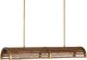 Currey & Company Woodbine Brass/Chestnut Chandelier-1