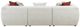 Homelegance® Franz 3-Piece Beige Modular Sectional Sofa-3