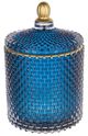 A & B Home Blue 5.7" Candy Jar-0