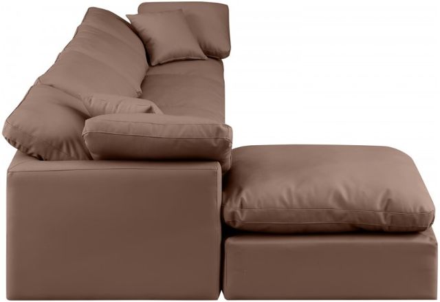 Meridian Furniture Indulge 5-Piece Brown Modular Sectional-1