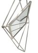 A & B Home Livvy Silver Wall Mirror-1