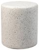 Dovetail Furniture Adriti Off White Terrazzo Composite Outdoor Side Table-0