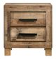American Wholesale Furniture Salt Creek Rustic Sand Nightstand-1