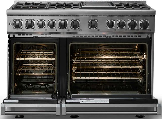 Viking® 7 Series 48" Stainless Steel Pro Style Dual Fuel Range-1