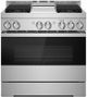 JennAir® NOIR™ 36" Stainless Steel Pro Style Gas Range-0