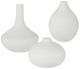 Uttermost® Apothecary 3-Piece White Vase Set-0