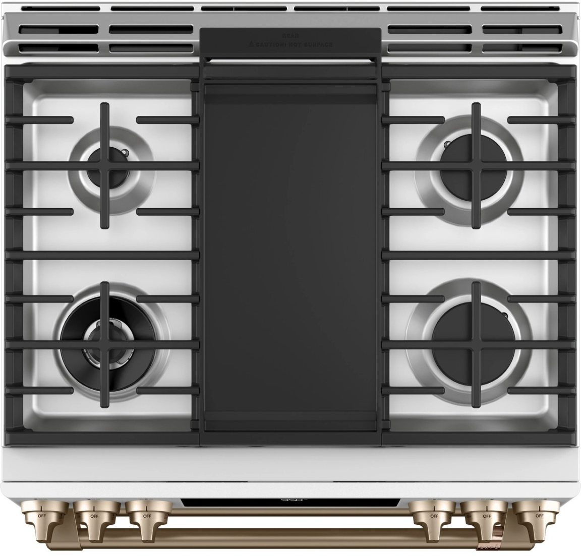 Café 30" Smart Slide-In, Front-Control, Dual-Fuel Range with Warming Drawer - Thumbnail 2