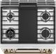 Café™ 30" Matte White Slide In Dual Fuel Range-3