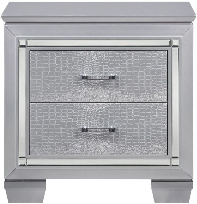 Homelegance® Allura Silver Nightstand-2