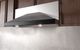 Elica Techne Series Modena 30" Stainless Steel Under Cabinet Range Hood with Black Glass Trim-2