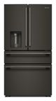 KitchenAid® 29.51 Cu. Ft. Black Ore French Door Refrigerator with Exterior Water and Ice and FreshChill™ Full-Width Refrigerated Drawer-0
