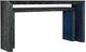 Hooker® Furniture Melange Halen 2-Piece Black Nesting Sofa Table Set with Blue Accents-2