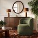 TOV Furniture Massa Green Swivel Accent Chair-1