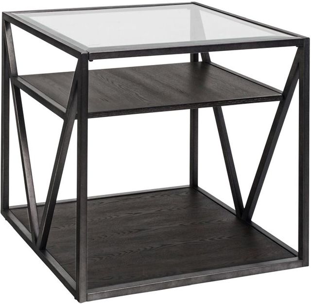 Liberty Furniture Arista 3-Piece Cobblestone Brown/Gray/Pewter Occasional Table Set-2