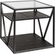 Liberty Furniture Arista 3-Piece Cobblestone Brown/Gray/Pewter Occasional Table Set-3